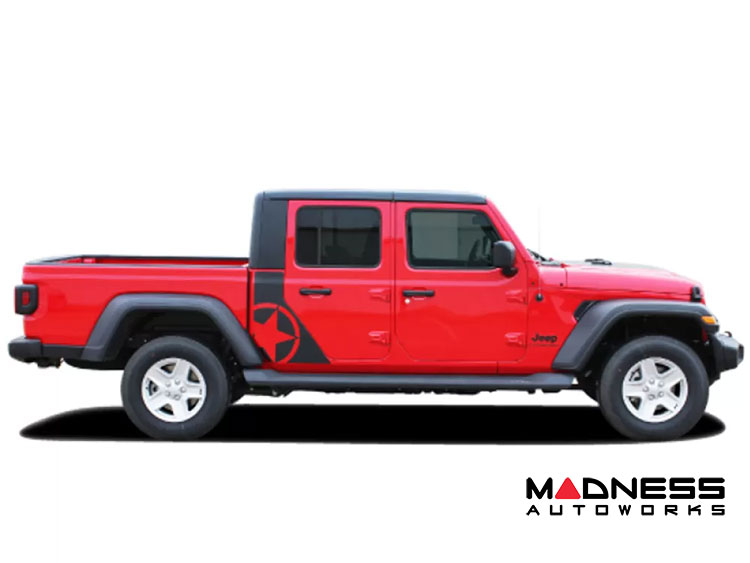 Jeep Gladiator Side Graphic Kit - Omega Star